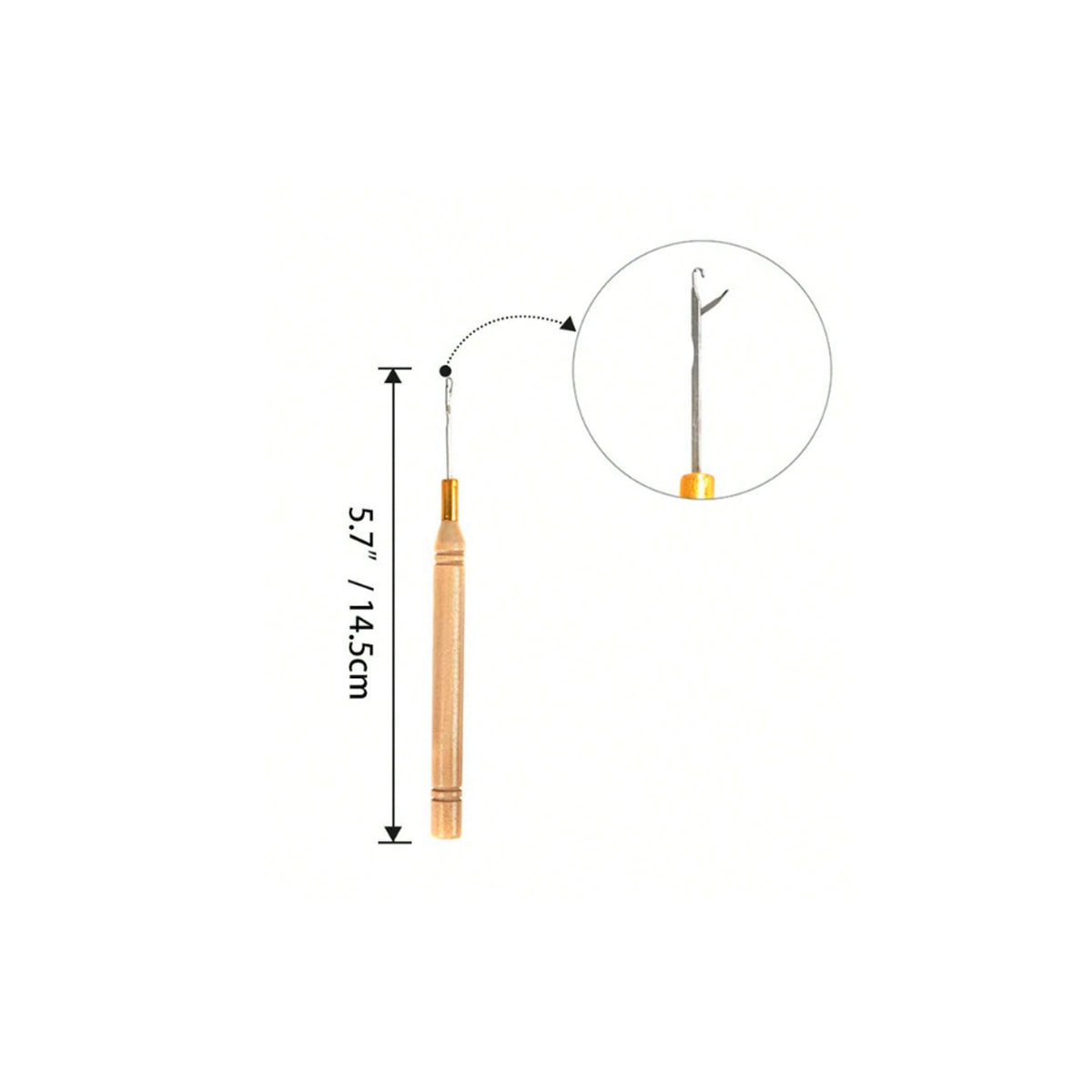 Pinza para aplicar extensiones Nuki Yali Tools 5″ 125 mm