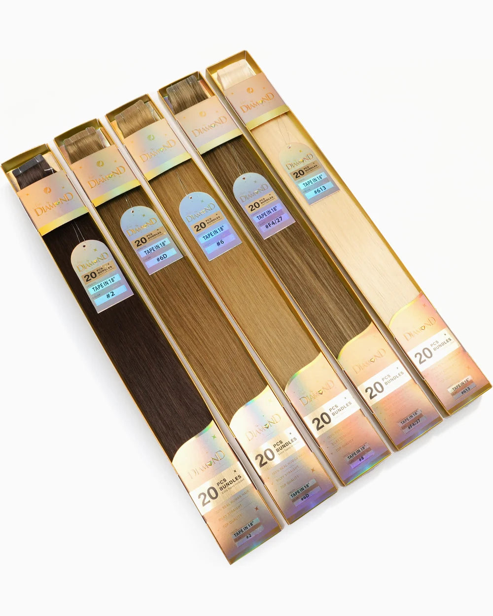 Extensiones DIAMOND LUXURY TAPE-IN 22" Lacio