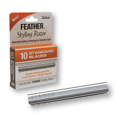 Navaja de Corte Feather 10 Piezas