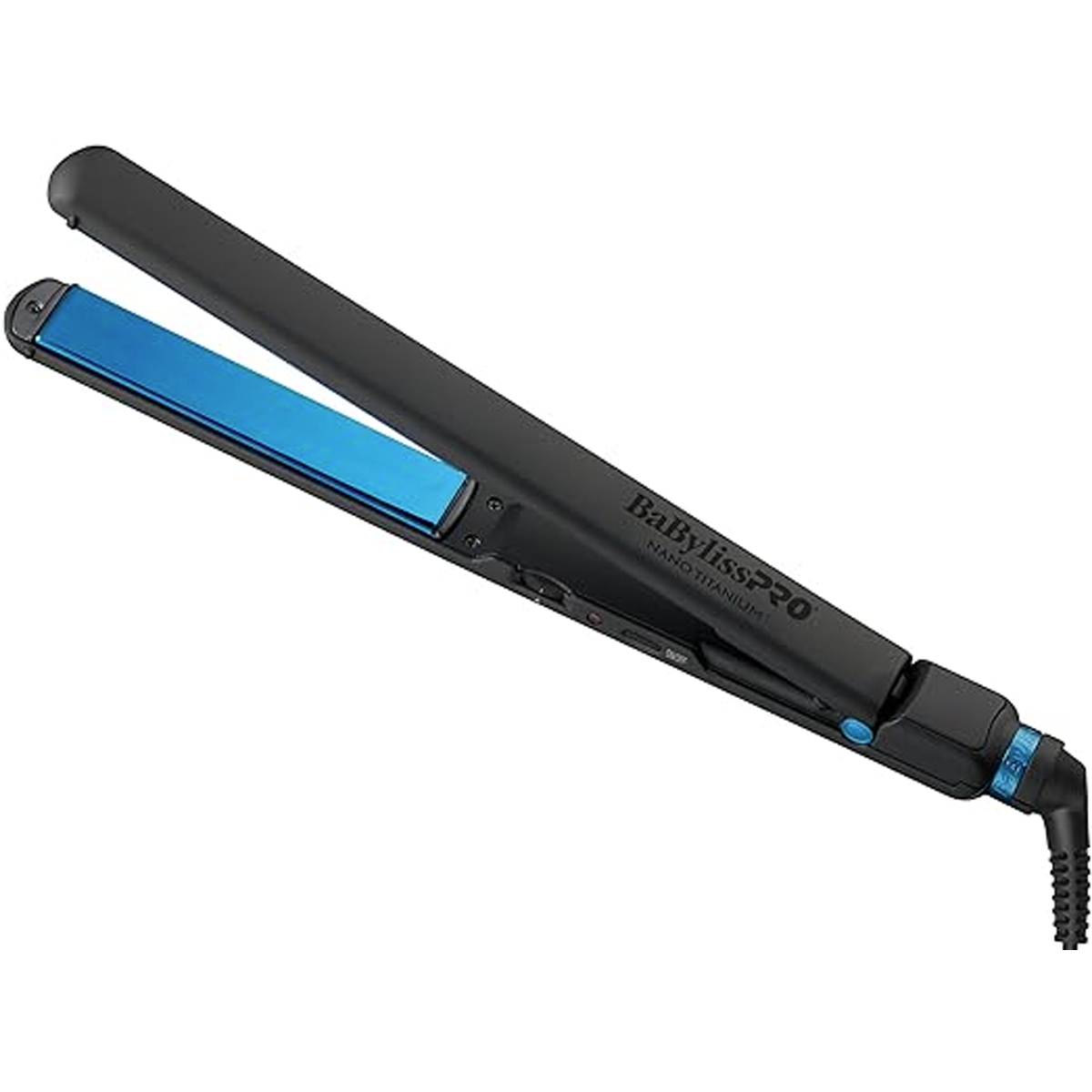 Plancha BabylissPRO NanoTitanium Edition Limited Negra y Azul 1″ Ultrafina