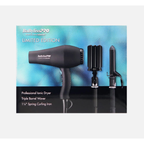 BaBylissPro EDICIÓN LIMITADA Porcelana Cerámica Set (Secadora, Waver, Rizador)