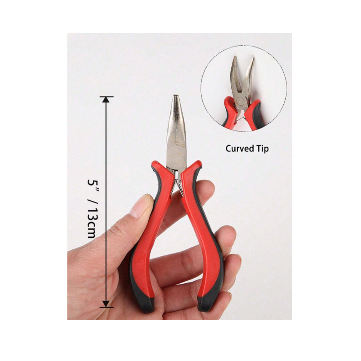 Pinza para aplicar extensiones Nuki Yali Tools 5″ 125 mm