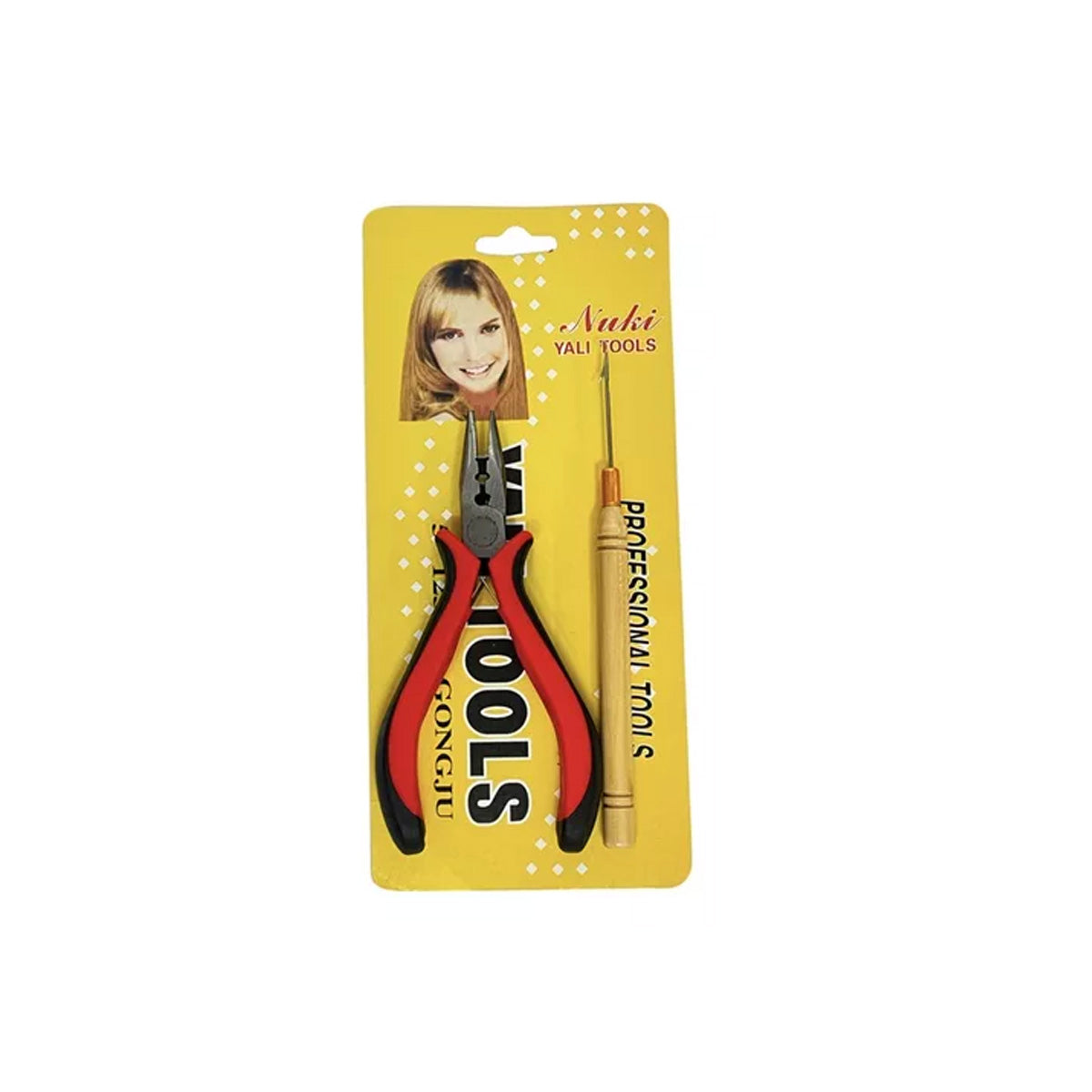 Pinza para aplicar extensiones Nuki Yali Tools 5″ 125 mm