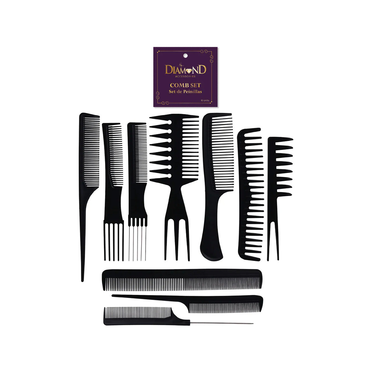 Set de Peines Diamond 10 pz