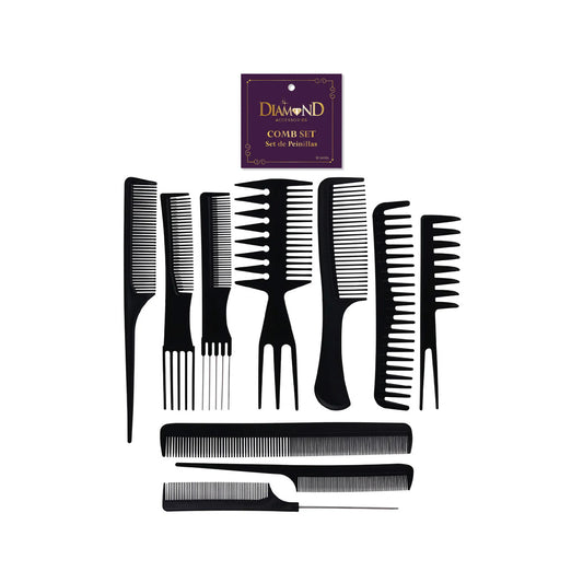 Set de Peines Diamond 10 pz