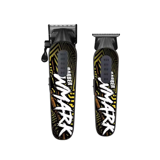 WMARK Formula W1 Pro Kit de Peluquería de Alta Velocidad Cortapelos y Recortadora NG-8631KIT Corte